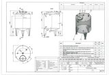 1000 liter tank in 304 stainless steel