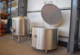 1000 liter tank in 304 stainless steel