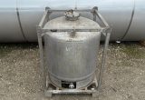 1000 liter tank in 304 stainless steel