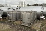 1000 liter tank in 304 stainless steel