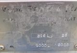 1000 liter tank in Acid-proof 316