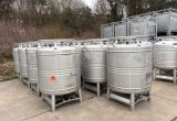 1000 liter tank in 304 stainless steel
