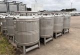 1000 liter tank in 304 stainless steel
