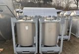 1100 liter tank in Acid-proof 316