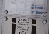 11100 liter tank in Acid-proof 316