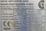 1140 liter tank in Acid-proof 316