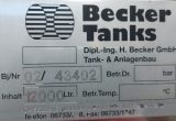 12290 liters tank in Stainless 304