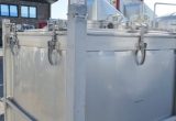 1250 liter tank in Acid-proof 316