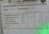 1300 liter tank in Acid-proof 316