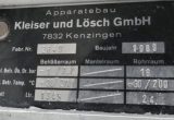 1345 liter tank in Acid-proof 316