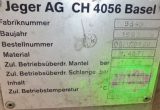 1345 liter tank in Acid-proof 316