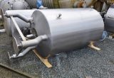 1370 liter tank in Acid-proof 316