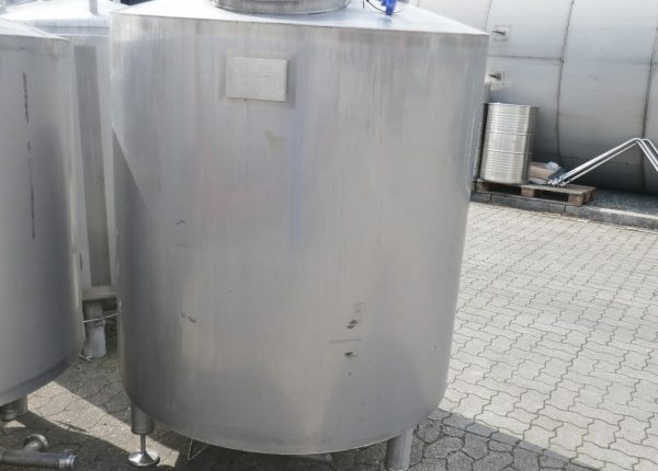 1400 liter tank in Acid-proof 316