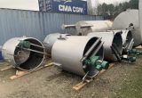 1500 liter tank in 304 stainless steel
