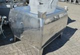 1500 liter tank in 304 stainless steel