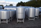 1500 liter tank in Acid-proof 316