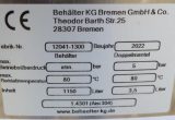 1150 liter tank in stainless steel 304