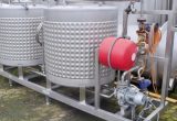 1600 liter tank in 304 stainless steel