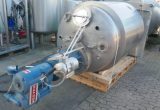 1600 liter tank in Acid-proof 316
