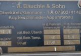 1660 liter tank in Acid-proof 316
