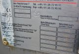 1390 liter tank in Acid-proof 316
