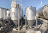1800 liter tank in 304 stainless steel