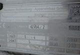 2000 liter tank in Acid-proof 316