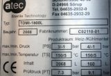 2068 liters tank in Acid-proof 316