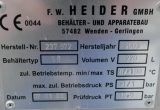 220 liter tank in Acid-proof 316