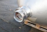 2200 liter tank in Acid-proof 316