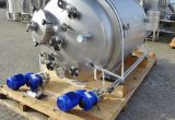 2500 liter tank in Acid-proof 316