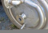 2500 liter tank in Acid-proof 316