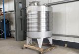 2500 liter tank in Acid-proof 316