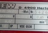 261 liter tank in Acid-proof 316