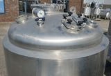 2740 liter tank in Acid-proof 316