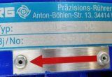 2950 liter tank in Acid-proof 316