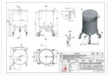 300 liter tank in Acid-proof 316