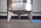 3200 liter tank in Acid-proof 316