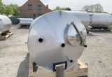 3200 liter tank in Acid-proof 316
