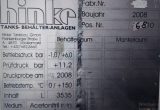 3535 liter tank in Acid-proof 316