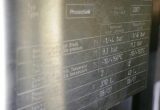 370 liter tank in Acid-proof 316