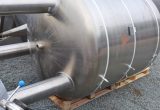 4000 liter tank in Acid-proof 316