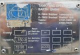 4000 liter tank i Syrafast 316