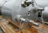 4500 liter tank in Acid-proof 316