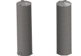 500 liters tank in stainless 304 or acid-proof 316