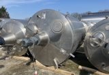 5000 liter tank in 304 stainless steel