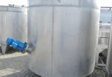 5000 liter tank in 304 stainless steel