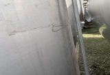 5000 liter tank in 304 stainless steel