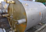 5000 liter tank in Acid-proof 316