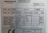 507 liter tank in Acid-proof 316
